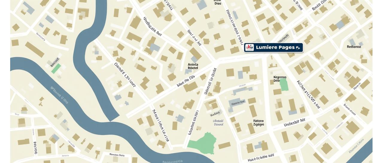 Carte de Paris montrant l'emplacement de Lumière Pages Rue de Vaugirard